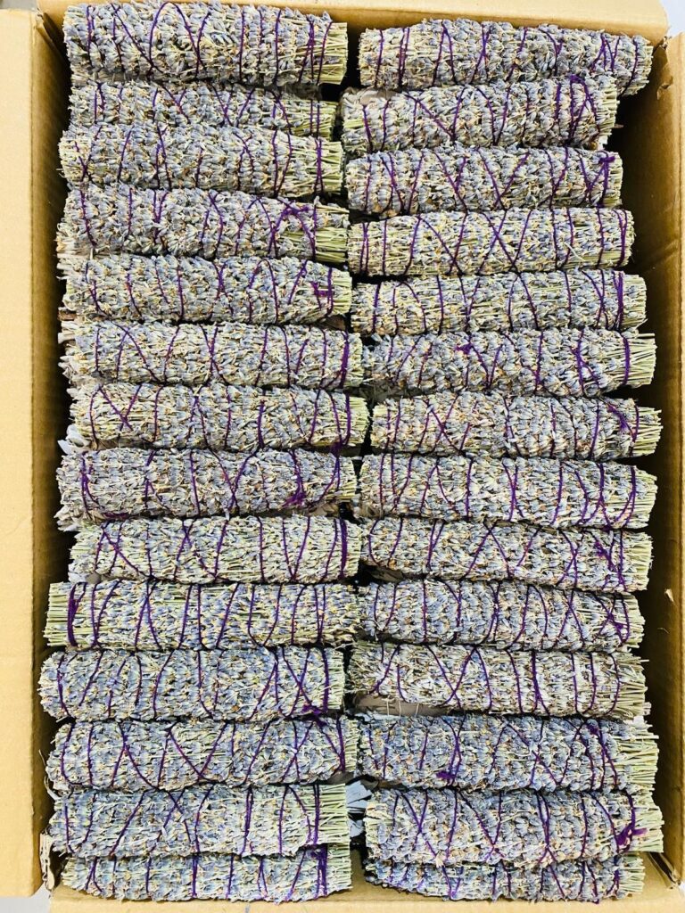 Lavender smudge sticks