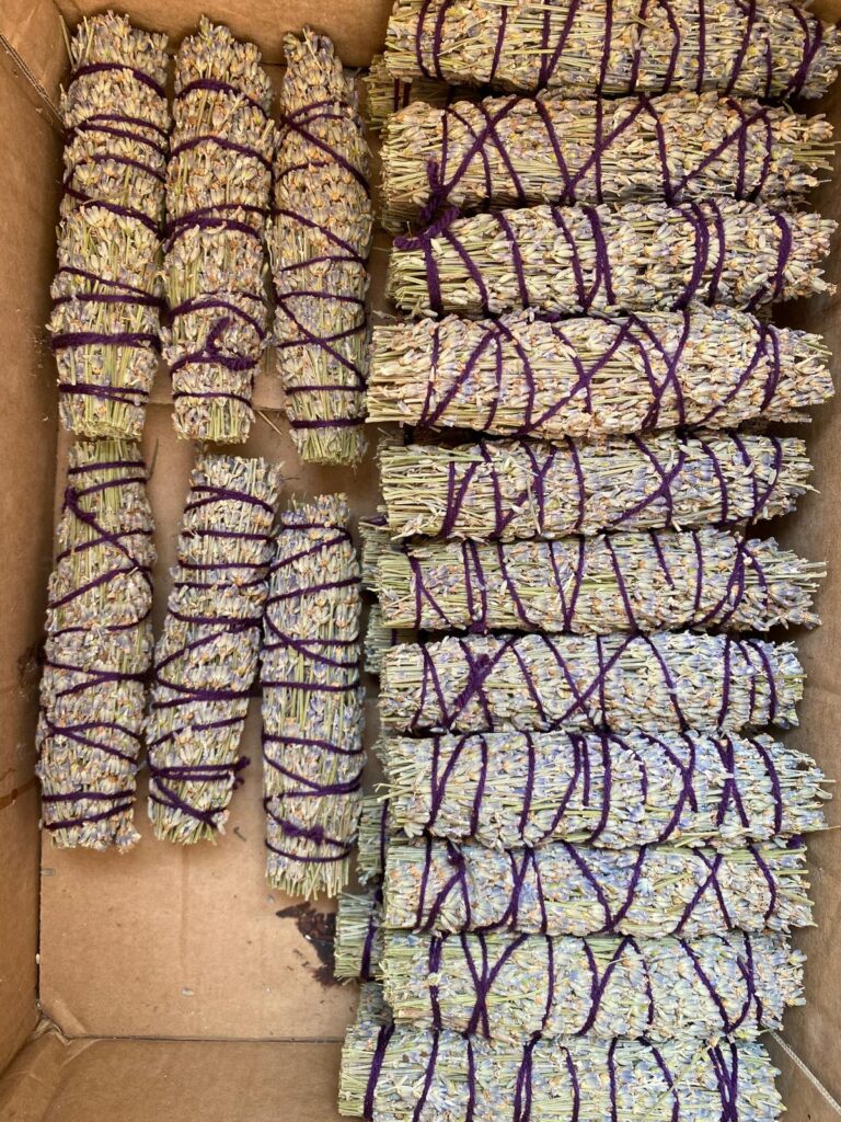 Lavender smudge